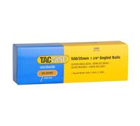 Tacwise 0826 Clous de Finition à Angle Type 500/35 mm, 26°, Lot de 5000 | Galvanisés, Inclinés à 26°, Équivalent au Type 18G
