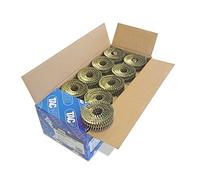 Tacwise 0995 Clous en Rouleau à Tête Plate de Type 2,1 / 40 mm, Tige Annelée, Acier Sans Protection, Inclinés à 16°, Reliés en Fil, Lot de 14.400