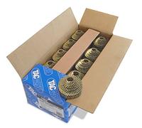 Tacwise 1003 Clous en Rouleau à Tête Conique Type 2,1/32 mm, Lot de 14.400 | Galvanisés, Pointe Émoussé, Tige Annelée, Inclinés à 16°, Assemblés par Fil