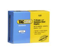 Tacwise 1014 Agrafes en Acier Inoxydable pour Tapisserie de Type 71/6 mm, Lot de 20.000