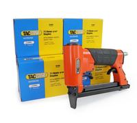 Tacwise 1189 A7116V Agrafeuse Pneumatique pour Tapisserie avec 120.000 Agrafes de 8 mm, Utilise les Agrafes de Type 71 / 4 - 16 mm