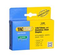 Tacwise 1217 Agrafes Professionnelles en Acier Inoxydable de Type 140/10mm, Lot de 2000