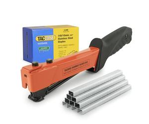 Tacwise 1221 A54 Marteau Agrafeur Professionnel et 5000 Agrafes 140/10 mm