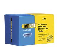 Tacwise 1389 Agrafes en Acier Inoxydable Type 73/12 mm, Lot de 5000 | pour Usage dans les Pinces Agrafeuse