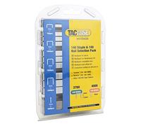 Tacwise 1627 Agrafes Type 140 et Clous 18G/10 mm, Lot de 7700 Fixations