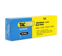 Tacwise 1709 Clous de Finition Brad Galvanisés 18G / 20 mm, Lot de 4000 | Calibre 18, Grande Force de Maintien