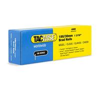 Tacwise 1711 Clous de Finition Brad Galvanisés 18G / 30 mm, Lot de 4000 | Pour une Gamme d’Applications Semi-professionnelles