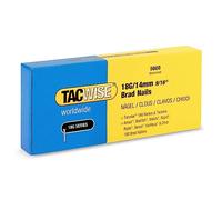 Tacwise 1724 Clous de Finition Brad Galvanisés 18G / 14 mm, Lot de 5000