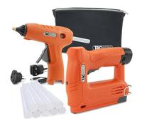 Tacwise 1777 53-13EL Agrafeuse Cloueuse, H12-12 Pistolet à Colle Chaude | Kit d’Outils Sans fil 12V, 12V Batterie Lithium-Ion Interchangeable, 10 Bâtons de Colle et Sac de Rangement
