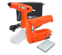 Tacwise 1784 Hobby 53-13EL Agrafeuse Cloueuse, H4-7 Pistolet Colle Chaude | Kit d’Outils Sans fil 4V, Comprend 2000 Agrafes de 53/8 mm, 30 Bâtons de Colle et un Sac de Rangement
