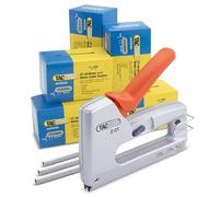 Tacwise 1787 Z-CT Duo Agrafeuse pour Câbles et 25.000 Agrafes Blanches | Métal, Utilise les agrafes CT-45 et CT-60