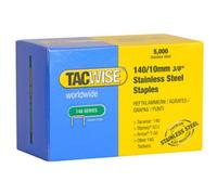 TACWISE Agrafes 140/10 mm, acier inoxydable, 2.000 pi¿ces