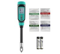 Tadeto pH Mètre pour Sol, kit de test de pH Nnumérique pour le sSol, le Jardin, l'eau, les Solutions et les Aaliments avec Couvercle de Protection en Alliage et Affichage LCD