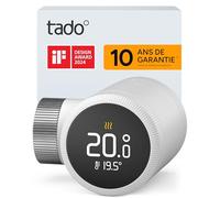 thermostat de radiateur intelligent tado X, contrôle du chauffage par application et Smart Speaker (Siri, Google), installation DIY, non compatible avec tado V3+