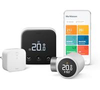 tado° Smart Thermostat X - Kit de démarrage avec Bridge X | Thermostat câblé, Bridge X, Commande via application et enceinte connectée (Alexa, Siri, Google Assistant), Installation DIY