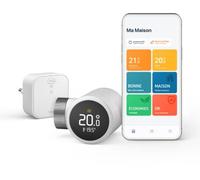 tado° Tête thermostatique connectée VX-SRT02-IB02-TC-ML-00 Kit de démarrage Sans fil Blanc