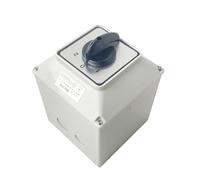 TADZKKIWM 125A LW26-125/4M avec boîtier étanche IP65, triphasé, Quatre Fils, bidirectionnel, Double Alimentation, Moteur, Interrupteur à Came Rotatif(102)