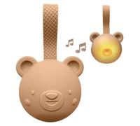 Taf Toys : Lampe de chevet en silicone, ours avec boîte à musique et détecteur de pleurs