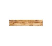 Vidaxl Dessus De Table 180x20x3,8cm Bord Vif Bois Massif Manguier Brut Multicolore