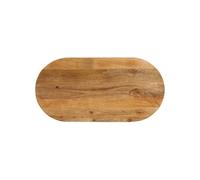 vidaXL Dessus de Table, Dessus de Table de Remplacement, Dessus de Rechange Salle à Manger, 100x50x2,5 cm Ovale Bois Massif de Manguier
