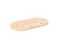 vidaXL Plateau de Table 60x30x2,5 cm Bois Massif Pin Ovale