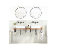Tafelblad rechthoekig 140x40x4 cm massief acaciahout4008782