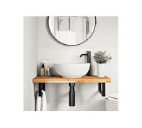 Tafelblad rechthoekig 80x40x4 cm massief acaciahout4008847