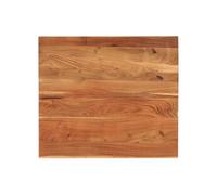 Tafelblad rechthoekig 90x80x2,5 cm massief acaciahout370939