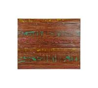 Tafelblad rechthoekig 90x80x2,5 cm massief gerecycled hout371080