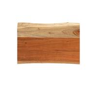Tafelblad rechthoekig natuurlijke rand 60x40x3,8 cm acaciahout370632