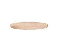 Tafelblad rond Ã~60x4 cm onbehandeld massief eikenhout342910