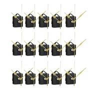 Tagtight Lot de 15 outils de réparation d'horloge à quartz silencieux avec aiguilles et minutes