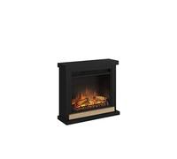 TAGU Hagen Cheminée électrique avec PowerFlame, Chauffage et Thermostat, minuterie 7 Jours, Effet Flamme LED, télécommande (Noir Profond)