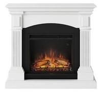TAGU Magna Cheminée électrique avec PowerFlame, Chauffage et Thermostat, minuterie 7 Jours, Effet Flamme LED, télécommande (Blanc Pur)