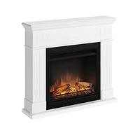 Cheminée Electrique TAGU FM462-WH1-23PF1A10W 220V Piles Bois Intégré Blanc Blanc Absolu G
