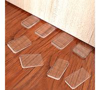 Tahikem Lot de 8 Cales en Plastique Transparentes pour Toilettes, Blocs réglables, Cales de Meubles pour Jacuzzi, découpables, fixent Le côté Le Plus élevé 6,35 mm