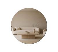TAIANJI Miroir Rond Mural 30cm Miroir Mural Adhesif HD Miroir a Coller Miroir Acrylique Miroir Collant pour WC, Chambre, Porte