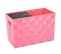 Taidda Boîte de Rangement pour Outils de Coiffure, Organisateur Durable et Non Toxique pour Ciseaux, Peigne, Pince à Cheveux, Commode pour Stylistes Professionnels, ABS Noir (Rouge)