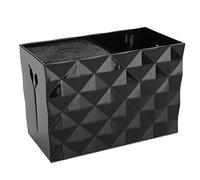 Taidda Boîte de Rangement pour Outils de Coiffure, Organisateur Durable et Non Toxique pour Ciseaux, Peigne, Pince à Cheveux, Commode pour Stylistes Professionnels, ABS Noir (Black)