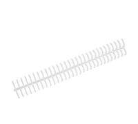 Taidda Ensemble de Bobines de Reliure en Spirale, 10 Pièces, Durables, Diamètre de 16mm, pour Tourner les Pages en Douceur dans la Bibliothèque de Salle de e Bureau (clair)