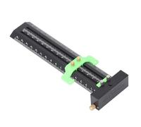 Taidda Jauge de Traçage de Type T, Alliage D'aluminium Durable, Règle de Marquage à Double Ligne à Réglage Facile pour la Mesure du Travail du Bois, 1 unité (GREEN)