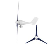 Taidda Kit de Petit Générateur éolien 800W avec 3 Pales pour la Recharge Domestique Marine, Production D'énergie Efficace (Blue #18)