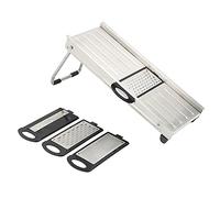 Taidda légumes en Acier Inoxydable, Trancheuse Mandoline 4 en 1 avec 4 Lames Interchangeables pour Râper les Pommes de Terre et les Carottes, Gadget de Cuisine à Base Antidé