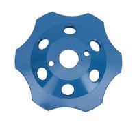 Taidda Meule Diamantée PCD 125 Mm, Disque de Meulage pour Béton à 6 Segments avec Diamant électrolytique pour L'enlèvement du Revêtement et la Préparation de la Surface