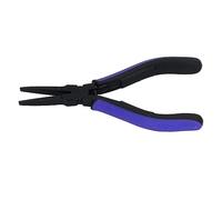 Taidda Pince à Bec Plat en Acier au Carbone Léger, Idéale pour la Fabrication de Bijoux et les Projets de Bricolage pour Amateurs, Mâchoires de 0,6 Mm