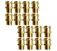 Taidda Raccords à Sertir en Laiton 3/4 Po X 3/4 Po Filetage Mâle NPT, Jeu | Laiton, Usage D'Eau Potable, Tuyauterie Résidentielle Commerciale, Adaptateur de Plomberie, Outil de Sertissage, 300 Psi,
