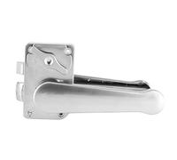 Taidda Serrure de Porte à Levier, Bouton de Poignée de Salle de Bain en Chrome Poli, Serrure Anti-usure à Noyau de Cuivre pour Portes Intérieures de Yacht de Camping-car, Idéale pour une Entrée