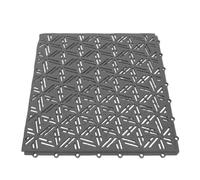 Taidda Tapis de Drainage Antidérapant, Dalles de Sol Emboîtables Durables | Facile à personnaliser, Grille d\'évacuation de l\'eau, Matériau haute élasticité, Idéal pour les zones humides