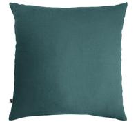 Taie d’Oreiller 60 x 60 cm - Double Gaze de Coton - Gaïa Bleu canard