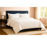 Taie d’oreiller blanche unie Sampur : 50x70 cm / x1 / avec 1 taie traversin 90x40 cm